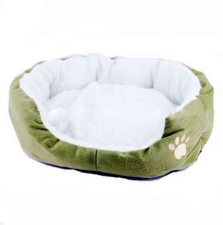 New Pet Dog Puppy Cat Soft Fleece Warm Bed House Plush Cozy Nest Mat Pad 6 Color