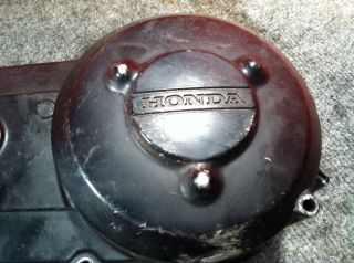 1984 Honda Aero NH125 125 CVT Transmission Cover w Clutch Plate Moped Motion ★