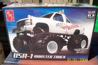 AMT 632 USA 1 Monster Truck Model Kit New SEALED gms Customs Spring Sale