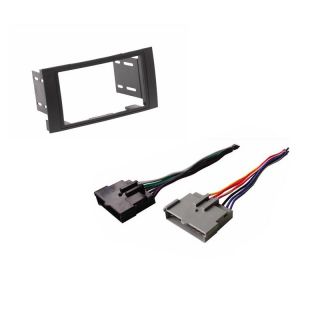 Double DIN Dash Radio Stereo Aftermarket Installation Kit Wire Harness Cable