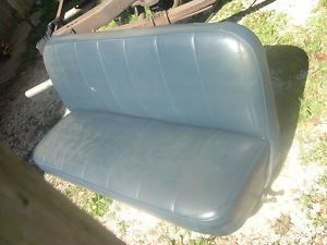 72 Chevrolet Chevy Pickup Truck Bench Seat Tracks Blue 70s 80s Nice