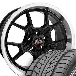 18" 9 10 20 Black GT4 Wheels Nitto Tires Rims Fit Mustang® '05 Up
