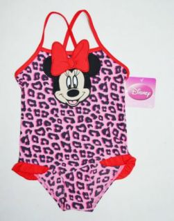 Free Shipping Minnie Mouse Girls Swimsuit Swimwear Dress Tankini Bikini 2 7Y