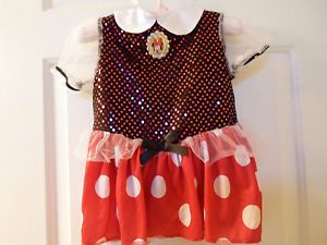 Disney Baby Minnie Mouse Costume Dress Sz 12 18 Mos