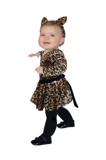 Leopard Baby Cat Kids Toddler Girls Long Sleeve Dress Halloween Costume 18M 24M