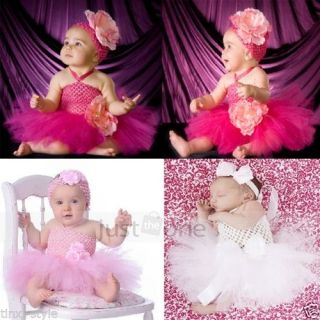 Baby Toddler Infants Girls Sweet Wedding Birthday Party Tutu Dress 0 24 Months
