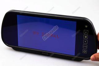 7" Digital TFT LCD Auto Car Vehicle Rearview Mirror Video Backup Camera Monitor