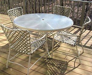 Vintage 11 Piece Brown Jordan Tamiami Patio Set