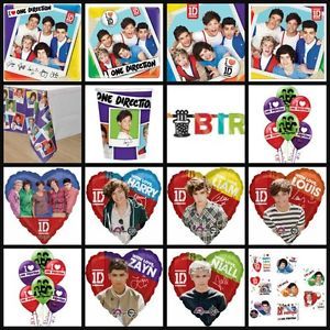 One Direction Birthday Party Supplies Choose Your Set Kit Harry