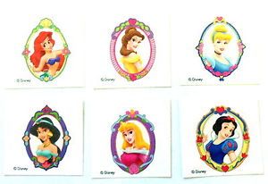 12 Disney Princess Tattoos Teacher Supply Party Favors Belle Ariel Cinderella