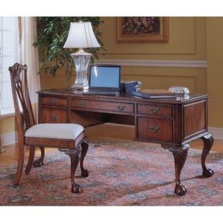 Hooker Furniture Ball And Claw Desk In Dark Cherry 434 10 158
