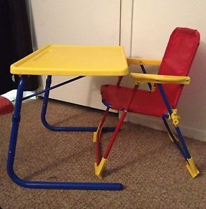 Table Mate 4 Kids Fold Up Table And Chair With Travel Case