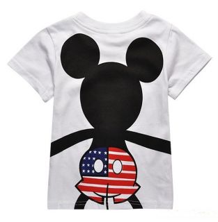 New Kids Boys Girls Mickey Mouse Short Sleeve T Shirts Size 100 3 4 Years