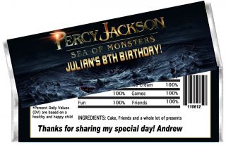 Percy Jackson 2 Movie Birthday Party Ticket VIP Pass Invitations Favor UPRINT