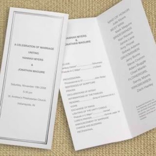 Elegant Embossed Tri Fold Wedding Invitation With Silver Bows Set