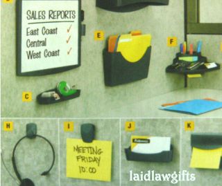 Office Cubicle Clip Wall Organization Note Sticky Notes Paper Hanger Cubicles