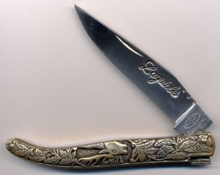 French Style Laguiole Pocket Knife Bear Deer Design