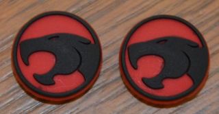 Set of 2 Matching Thundercats Classic Cartoon Logo Rubbery Shoe Charm Jibbitz