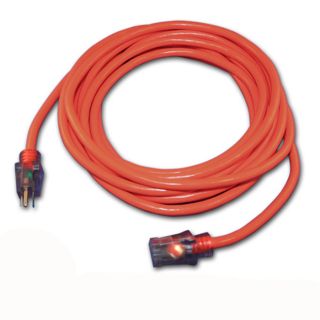 100 ft Heavy Duty Electric Extension Power Cord 12 Gauge Electrical Cable Orange