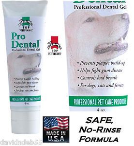 Toothpaste No Rinse Gel for Dog Cat Pet Toothbrush Cleanteeth Dental Oral Care
