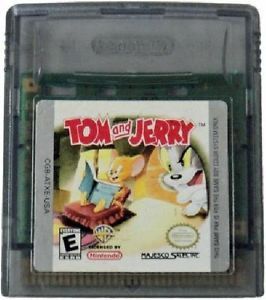 Tom and Jerry Cartridge Game Boy Color Video Games