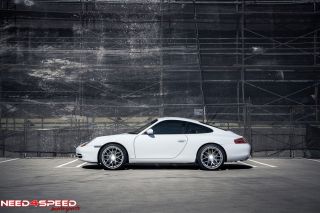 19" Porsche 911 996 997 Carrera Wide Body Turbo s 4S Ruger Black Wheels Rims