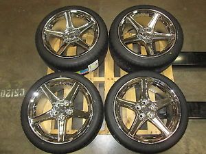 Staggered Mustang Saleen Style Wheel Sumitomo Tire Kit 18x9 10 94 98 All