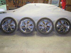 22 inch Chrome Wheel and Tire Package Chevy GMC Rims