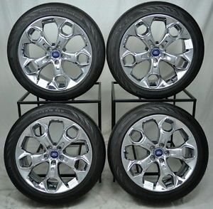 19" Ford Escape Chrome Wheels Rims Tires Factory Wheels 2013 2014 3947
