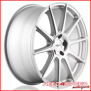 20" Lexus LS430 LS Incurve IC S10 S10 Concave Silver Staggered Wheels Rims