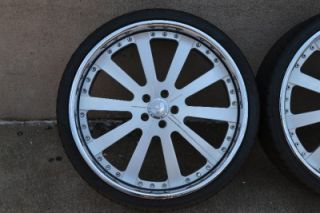 22" Forgiato Concavo Staggered Wheels Rims Aston Martin Pirelli Pzero Tires