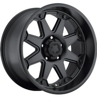 Ultra Bolt 17 Black Wheel / Rim 5x5.5 with a  12mm Offset and a 107 Hub Bore. Partnumber 198 7985B: Automotive