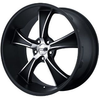 American Racing Vintage Boulevard 18 Black Wheel / Rim 5x4.5 with a 0mm Offset and a 72.6 Hub Bore. Partnumber VN80589512700: Automotive