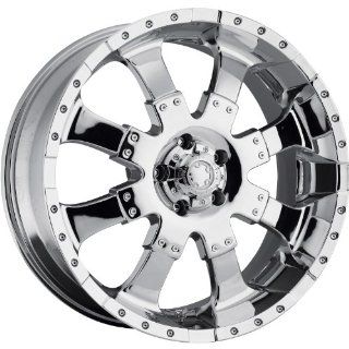 Ultra Goliath 20x9 Chrome Wheel / Rim 8x180 with a 18mm Offset and a 124.30 Hub Bore. Partnumber 224 2998C+18: Automotive