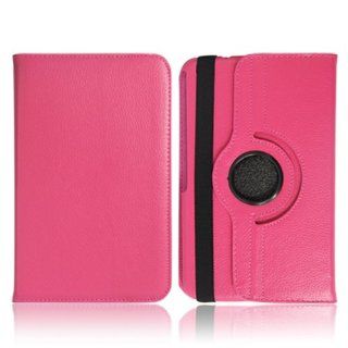 Sanheshun 360 Degree Rotating PU Leather Case Cover Stand Compatible with Samsung Galaxy Tab3 8.0 T310 Color Rose: Electronics