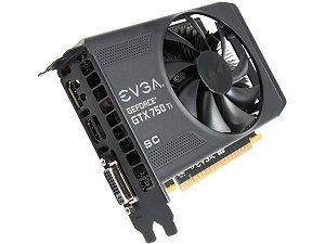 EVGA 02G P4 3753 KR GeForce GTX 750 Ti Superclocked 2GB 128 Bit GDDR5 PCI Express 3.0 Video Card