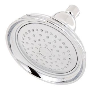 KOHLER Bancroft Single Spray 5 15/16 in. Raincan Showerhead in Polished Chrome K 10590 CP