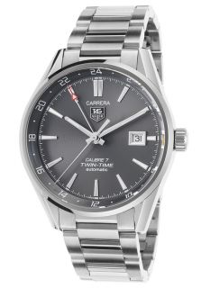 Men's Carrera Automatic GMT Stainless Steel Grey Dial