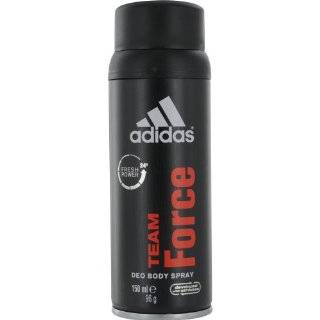 Team Force by Adidas Deodorant Body Spray for Men, 5 Ounce