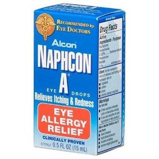 Alcon Naphcon A Allergy Relief Eye Drops, 0.5 Ounce Bottles (Pack of 2 