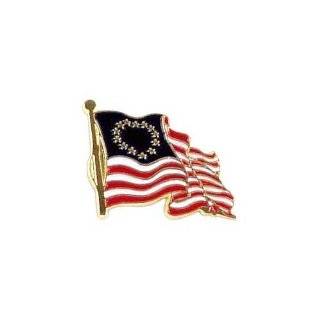 Waving Betsy Ross Flag Lapel Pin