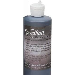 Speedball Art Products 3378 16 oz Super Black India Ink Speedball Indi