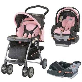 Chicco Cortina Keyfit 30 Travel System Bella with Fashionable Diaper 