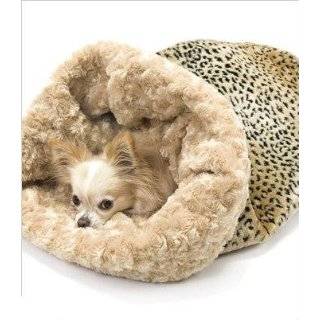 Plush Lynx Cuddle Cup Bed For Dogs by Susan Lanci