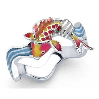Ed Hardy Authentic Koi Fish Stackable Ring