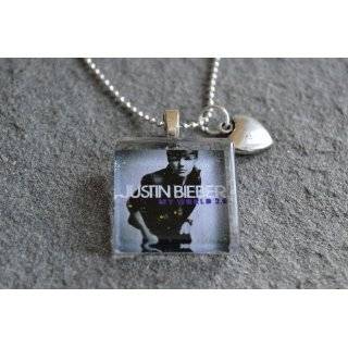  Justin Bieber  Baby Square Glass Tile Pendant Necklace Jewelry 