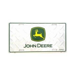 John Deere Diamond Embossed Auto Tag