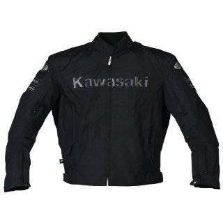  Kawasaki Replica Super Sport Motorcycle Jacket Black/Black 
