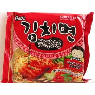 Paldo Korean Noodle, Seafood, 3.98 oz (20 packs)  Grocery 