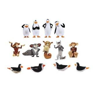 Penguins of Madagascar Small Figure Set   set of 13